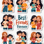 Family Life & Relationships - Sticker Sheet v25